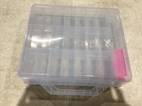 Plastic Organizer w/ Handle - Lot 885