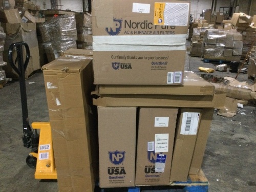 Pallet of Assorted AC and Furnace Filters - Lot 258