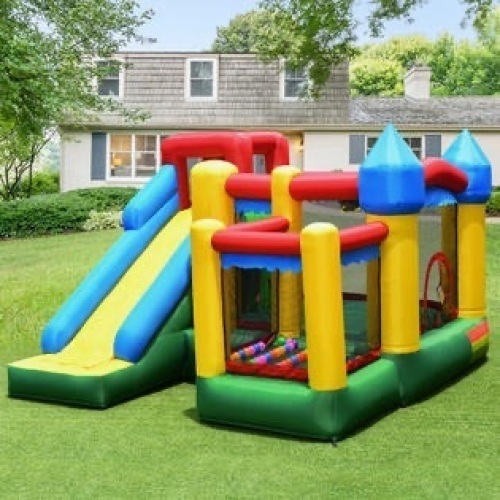 Costway Mighty Inflatable Bounce House Castle Jumper Moonwalk Bouncer  - Lot 88