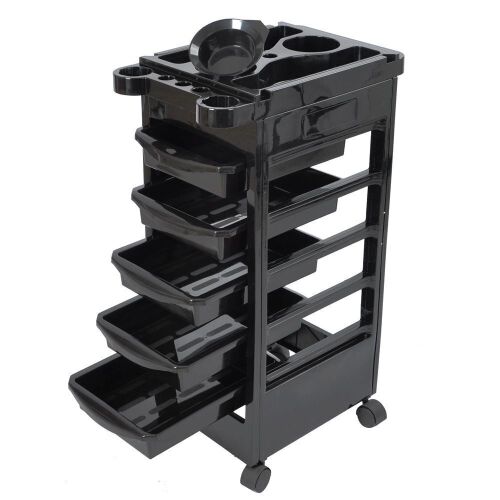 5 Layers Rolling Salon Trolley Storage Cart  - Lot 878