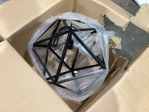 Geometric Hanging Light Fixture  - Lot 927