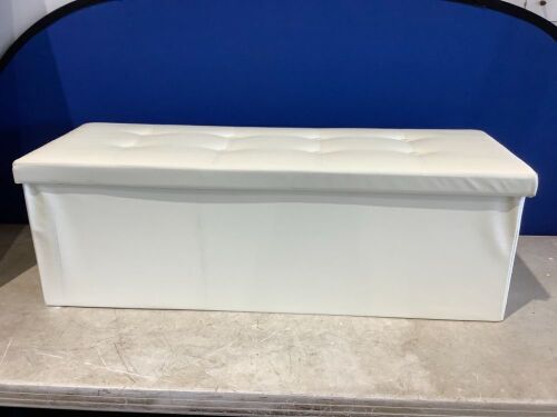 Collapsible Storage Ottoman  - Lot 560
