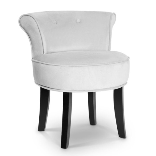 Dressing Chair,Elegant Vanity Wood Dressing Stool Padded Chair Makeup Seat Bedroom Gray,Very practical in life  - Lot 95