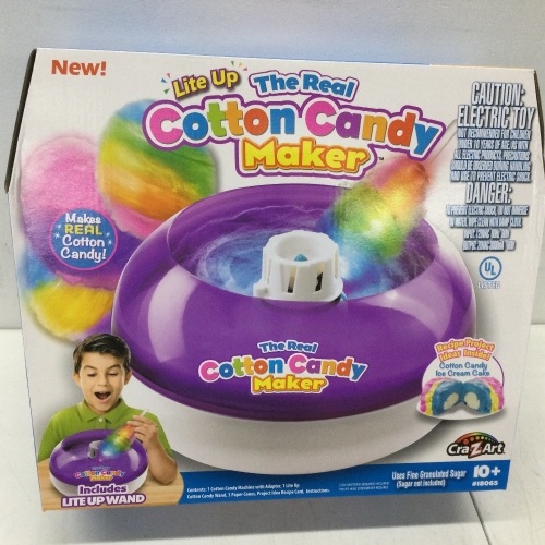 Cra-Z-Art Cotton Candy Maker with Lite Wand,New - Lot 65