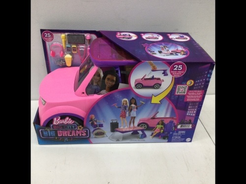 Barbie: Big City, Big Dreams Transforming Vehicle Playset,New - Lot 99