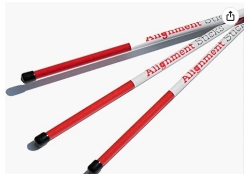 Shaun WEBB PGA Golf Alignment Sticks (Pack of 3 Golf Sticks,NEW - Lot 6