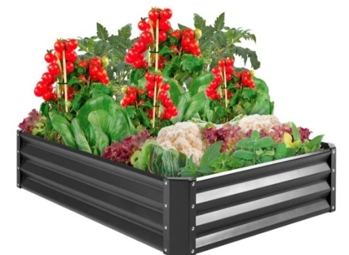Outdoor Metal Raised Garden Bed for Vegetables, Flowers, Herbs,NEW - Lot 16