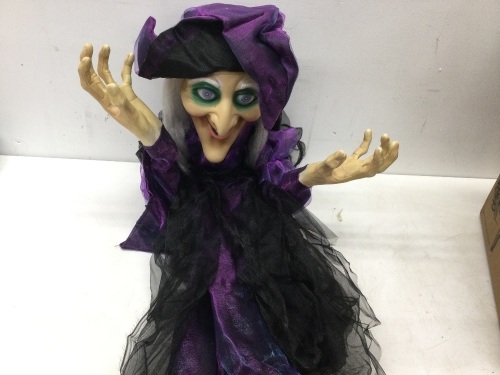 HALLOWEEN DECOR WITCH ,NEW - Lot 20