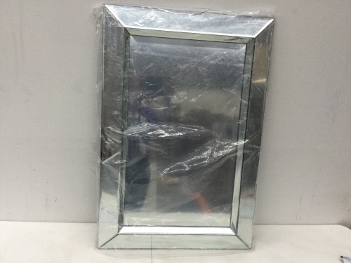 Frameless Rectangle Mirror 24"W X 35"H,NEW - Lot 91