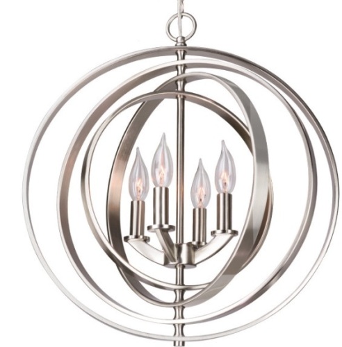 4-Light Modern Sphere/Orb Chandelier,New - Lot 110
