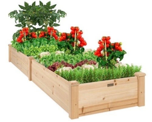 Wooden Raised Garden Bed Planter for Garden, Lawn, Yard,NEW - Lot 281