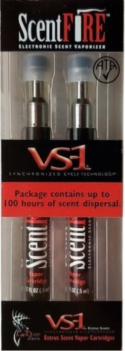 Conquest Scents 2 Pack ScentFIRE VS-1 Estrus Refill Cartridges,New - Lot 299