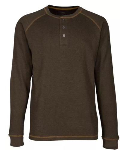 Thermal Long-Sleeve Henley for Men,New - Lot 317