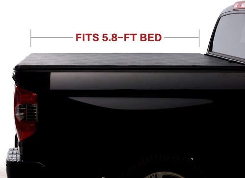 North Mountain Soft Vinyl Roll-up Tonneau Cover, Clamp On No Drill Top Mount Assembly w/Rails+Mounting Hardware, Compatible with 07-13 Chevy Silverado/GMC Sierra 1500 Pickup. Appears New - Lot 46