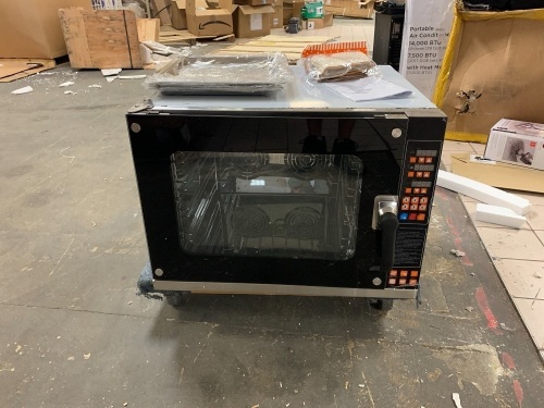 Commercial Electric Convection Oven with Multiple Functions. Powers Up and Gets Warm. Appears Unused.  - Lot 47