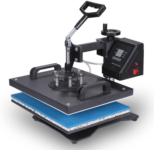 5 in1 Heat Press Machine Swing Away Digital Sublimation T-shirt Mug Plate Hat. Appears New - Lot 54