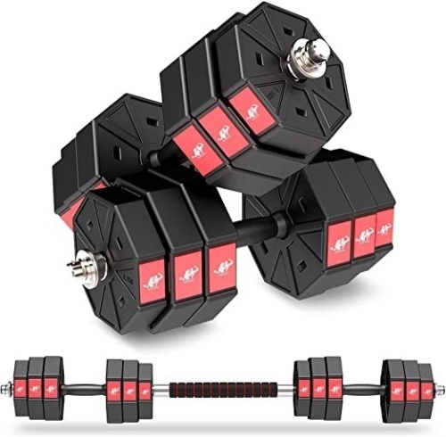 3 in 1 Adjustable Dumbbell Set with Connecting Rod - Appears New - Lot 74