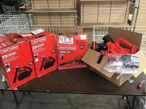 Lot of Craftsman Blowers - E-Comm Returns, Unknown Conditions - Lot 81