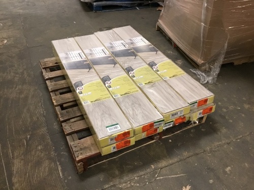 Lot of (8) Lakeshore Pecan Stone 7mm Thick x 7-2/3 in. Wide x 50-5/8 in. Length Laminate Flooring, 24.17 sq. ft. / Case - Appear New - Lot 94