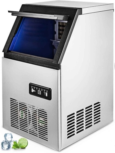 VEVOR 300W Stainless Steel Ice Maker Multi-Grid Ice Plate Automatic Detection Temperature - Appears New   - Lot 96