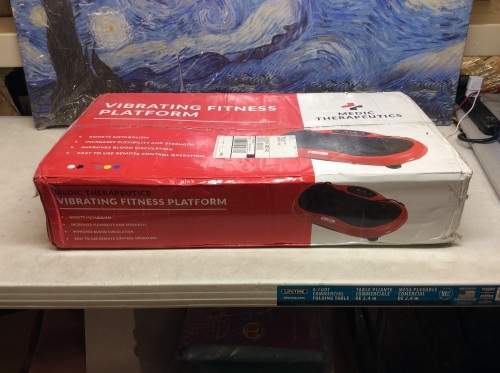 Vibrating Fitness Platform - Appears New  - Lot 102