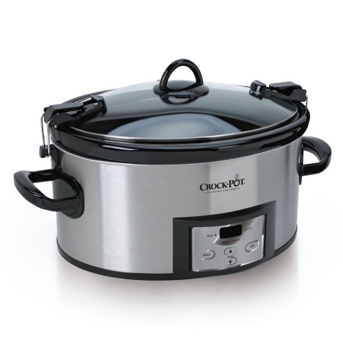 Crock Pot 6qt Countdown Slow Cooker - E-Comm Return, Appears New in Damaged Box - Lot 103