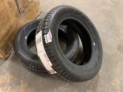 Set of 2 Cooper Tire Discoverer Enduramax 225 /60 -17 99H Tires - Appear New - Lot 107