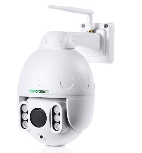 SV3C 1080P PTZ WiFi Camera Outdoor Wireless, 360° Pan Tilt 5X Optical Zoom Camera, E-Commerce Return, Untested - Lot 165