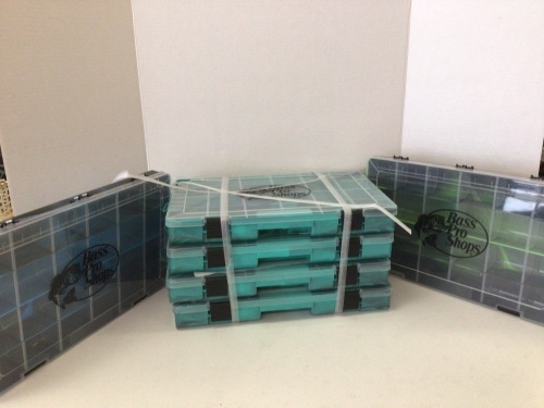 Lot of 6 Elite 3700 Tackle Boxes, E-Commerce Return, Corner Cracked - Lot 178
