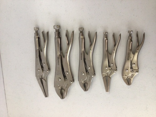 WORKPRO 5-Piece Locking Pliers Set, New in Box - Lot 183