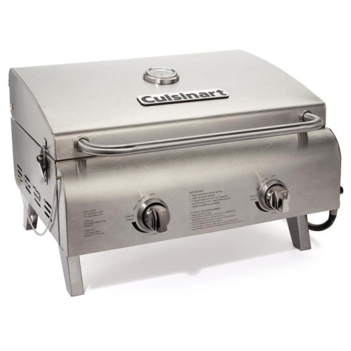 Cuisinart Portable Stainless Steel 2-Burner Liquid Propane Gas Grill - Appears New, Untested  - Lot 286