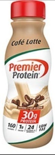 Premier Protein Cafe Latte Protein Shakes, 11.5 fl oz, 12 Pack - New  - Lot 289