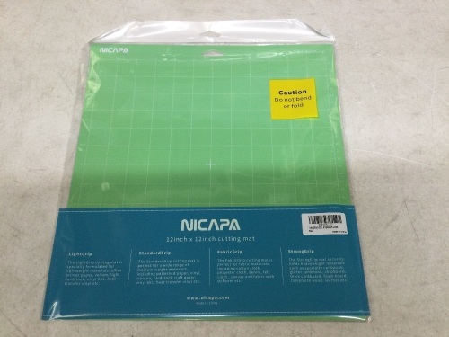Nicapa Standard Grip 12" x 12" Cutting Mat - Appears New  - Lot 312