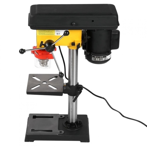 Floor Mount Drill Press 9 Speed Drilling Machine with LED Worklight - Appears New  - Lot 327