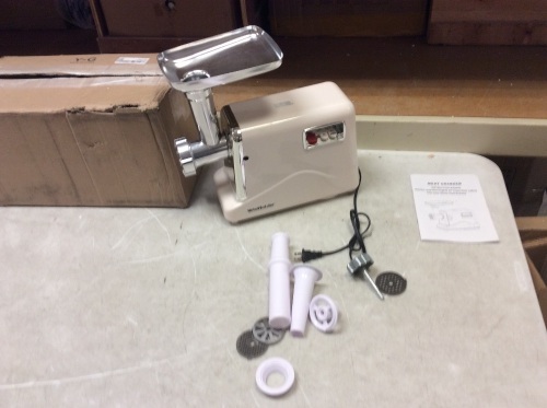 Meat Grinder - E-Comm Return, Unknown Condition, Powers On Not Tested Further  - Lot 336