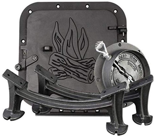 US Stove BSK1000 Barrel Camp Stove Kit, Black - Appears New  - Lot 509