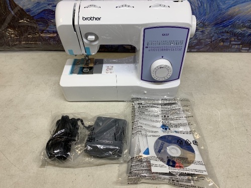 Brother Sewing Machine, GX37, 37 Built-in Stitches - Appears New  - Lot 517