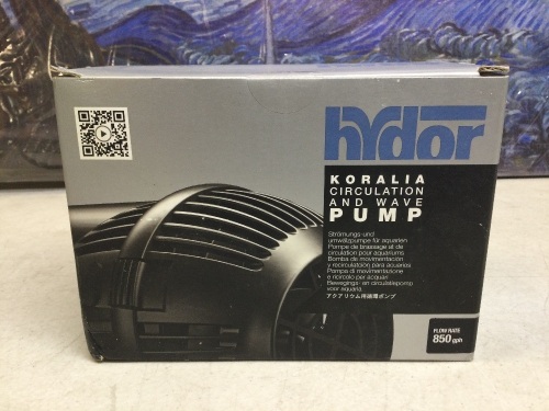 Hydor Koralia Evolution Aquarium Circulation Pump 750-850 GPH - Appears New   - Lot 526