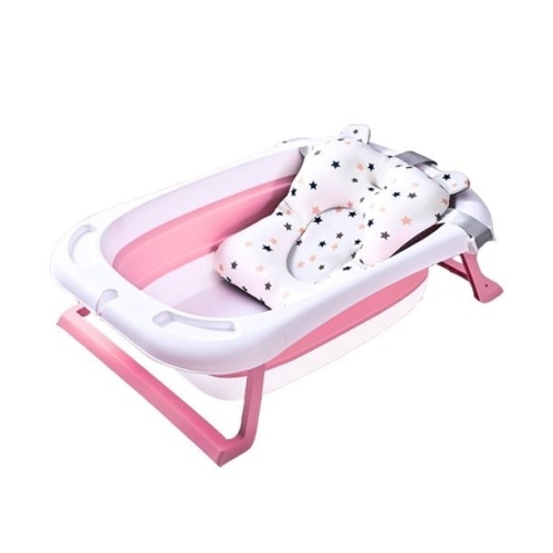 Foldable Baby Bath Tub with Seat Cushion - New - Lot 528