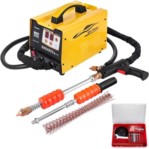 VEVOR G90E Vehicle Panel Spot Puller Dent Spotter 3500A Spot Dent Puller 3KW Spot Welding Machine Multispot Bonnet Door Repair 110V - E-Comm Return, Unknown Condition   - Lot 603