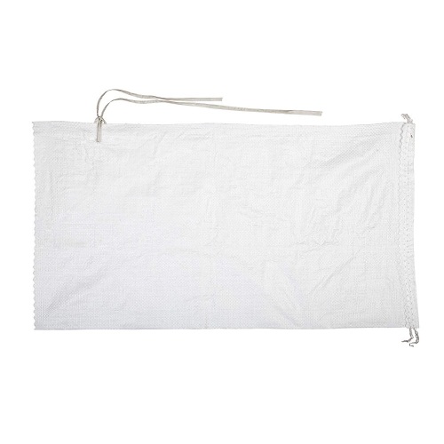 Empty White Heavy Duty Sandbags Woven Polypropylene for Flooding, 14" x 26", Bundle of 50 - Appears New  - Lot 615