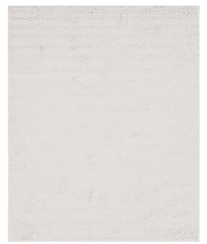 Unique Loom Davos Shag 8' x 10' Area Rug, White - Appears New  - Lot 618