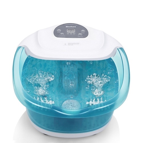 MaxKare Foot Spa Massager with Heat, Bubbles and Vibration - Appears New  - Lot 621