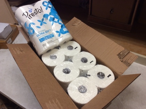 Presto! Ultra-Soft Toilet Paper, 24 Rolls - New  - Lot 632