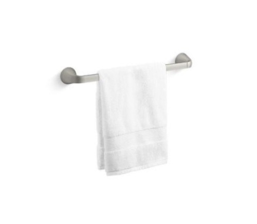 Kohler Cursiva 18" Towel Bar in Brushed Nickel - Appears New - Lot 639