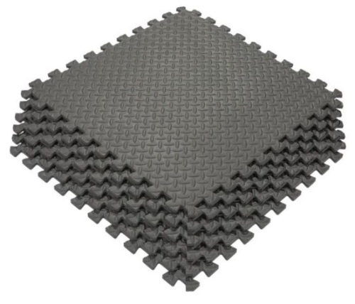 Lot of (2) Ottomanson 6 pc Anti-Fatigue EVA Foam Interlocking Floor Mat, 24" x 24" - Appear New - Lot 649