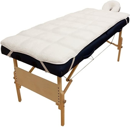 Body Linen Abundance Deluxe Quilted Fleece Massage Table Pad Set - E-Comm Return   - Lot 754