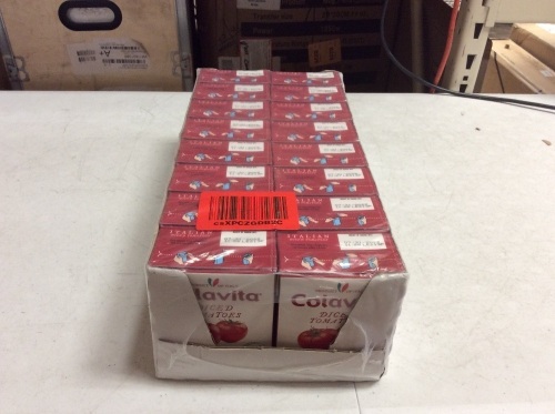Case of (16) Colavita Italian Diced Tomatoes, 13.76oz Box - New/Unopened - Lot 756