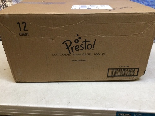 Presto! Flex-A-Size Paper Towels, 12 Rolls - New - Lot 760