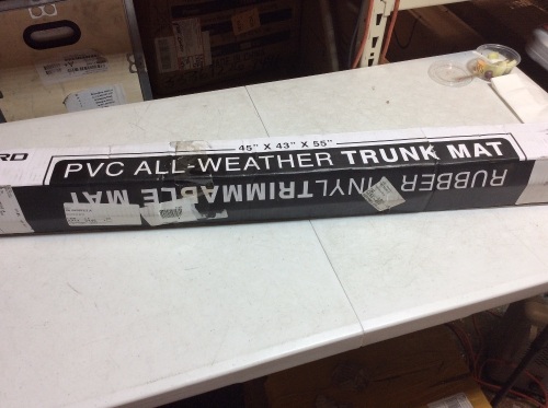 PVC All-Weather Trimmable Trunk Mat, 45" x 43" x 55" - Appears New  - Lot 797